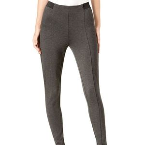 Kensie Heather Gray Ponte Pants Medium